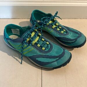 Merrell barefoot pace glove women size 8 caribbean sea